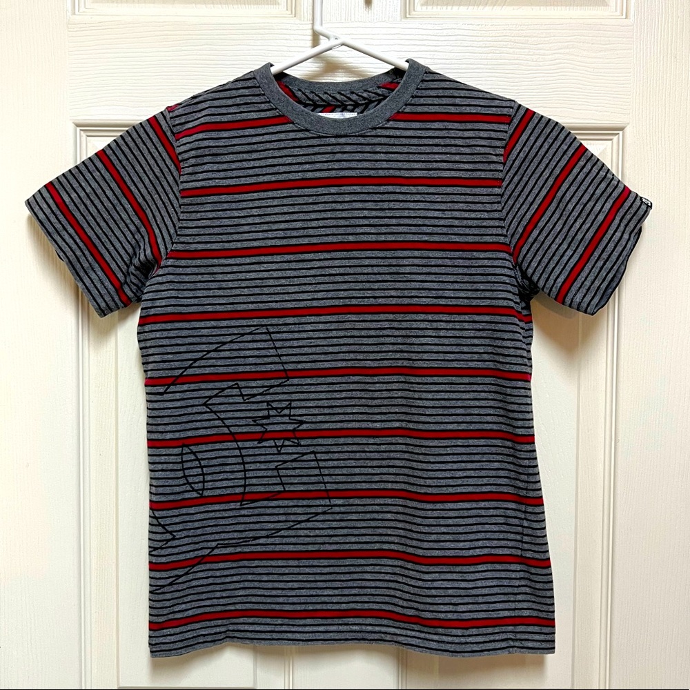 DC Apparel Striped Short Sleeve Tee Shirt